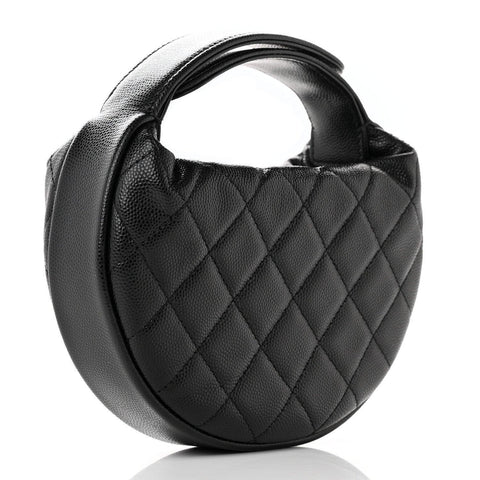Chanel Caviar Quilted Polly Pocket Pouch Hobo - Banlieue91