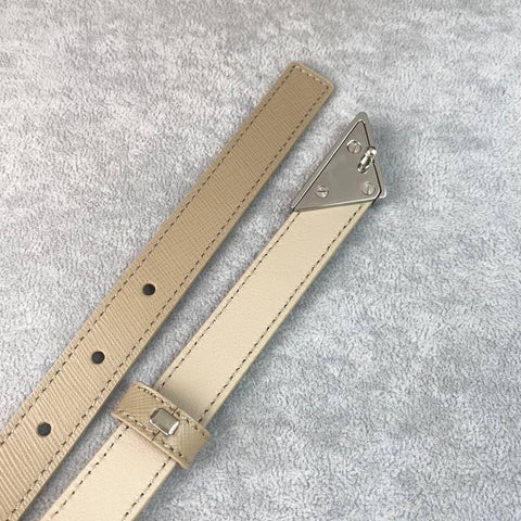 Prada Saffiano leather belt 'Sand Beige' - Banlieue91