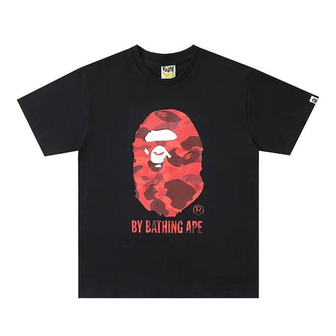 Bathing Ape Black T-Shirt without Collar - Banlieue91