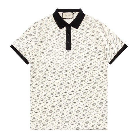Gucci Light Beige T-shirt with a collar - Banlieue91