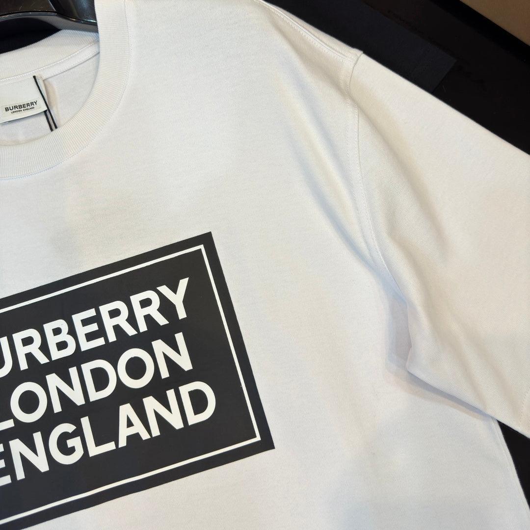 Burberry White T-Shirt Without Collar - Banlieue91