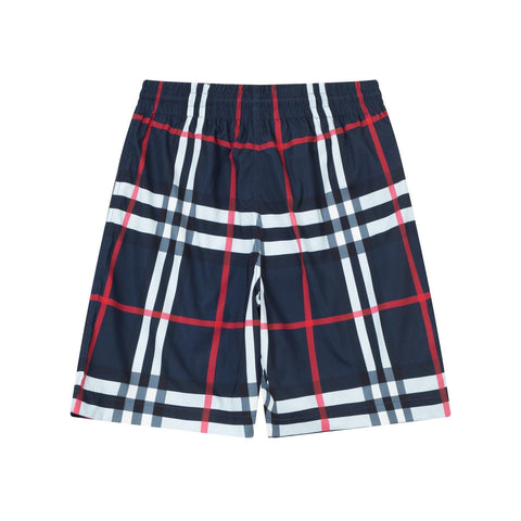 Burberry Men's Striped Cotton Knit Basketball Shorts 'Blue' - Banlieue91