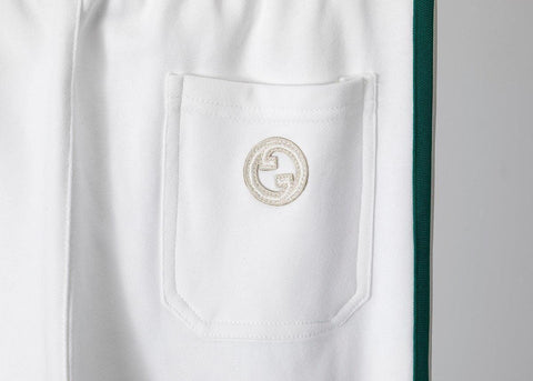 Gucci Long Pant 'White/Green' - Banlieue91