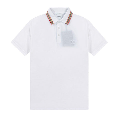 Burberry White T-Shirt With Collar - Banlieue91