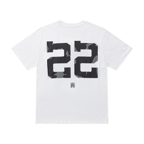 Amiri 22 White T-Shirt Without Collar - Banlieue91