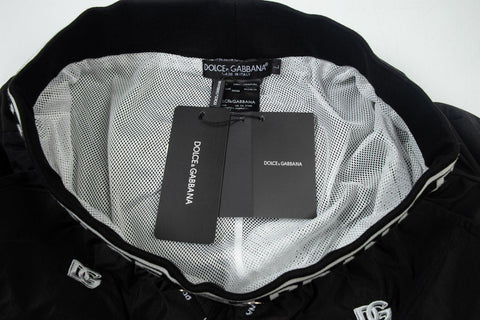 Dolce Gabbana Knit Basketball Shorts 'Black/White' - Banlieue91