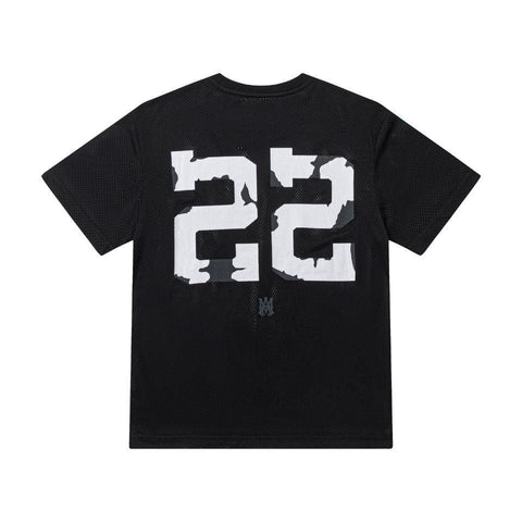 Amiri 22 Black T-Shirt Without Collar - Banlieue91