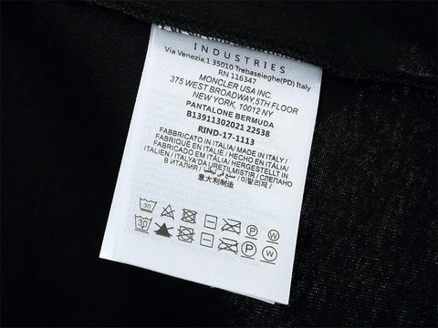 Moncler T-Shirt Without Collar 'Black' - Banlieue91
