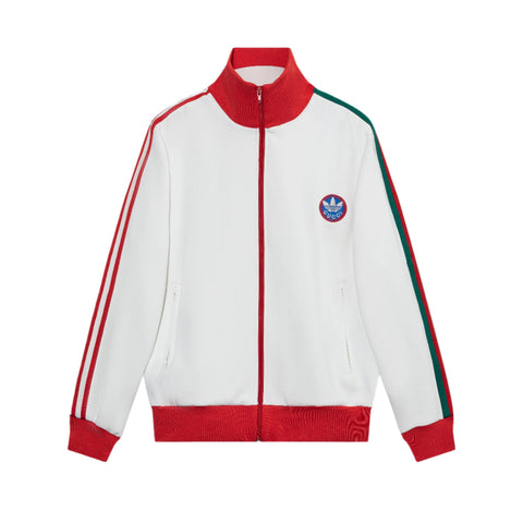 Gucci x adidas Cotton Jersey Jacket White - Banlieue91