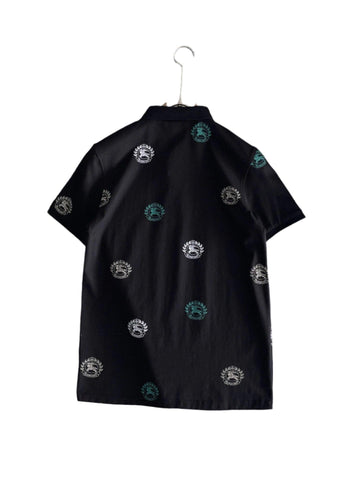 Burberry Black T-Shirt With Collar - Banlieue91