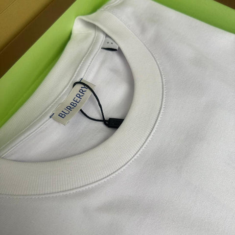 Burberry T-Shirt Without Collar 'White' - Banlieue91