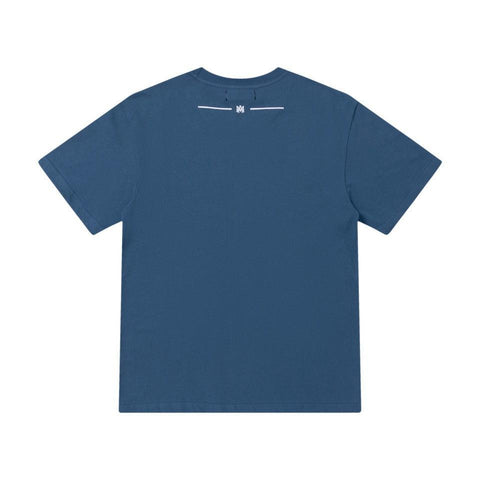 Amiri Blue T-Shirt Without Collar - Banlieue91
