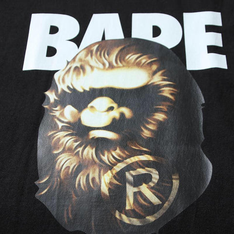 Bathing Ape Black T-Shirt without Collar - Banlieue91
