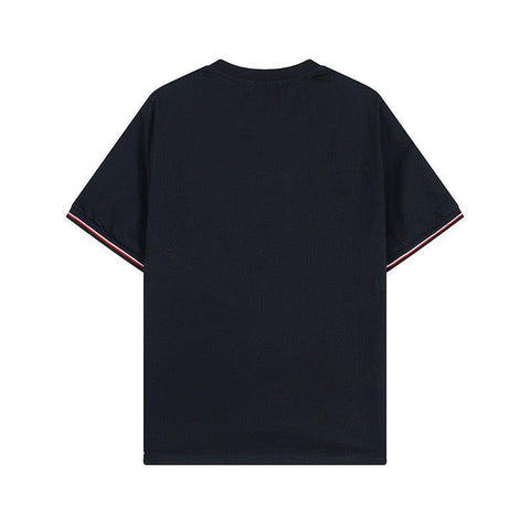 Thom Browne T-Shirt Without Collar 'Blue' - Banlieue91