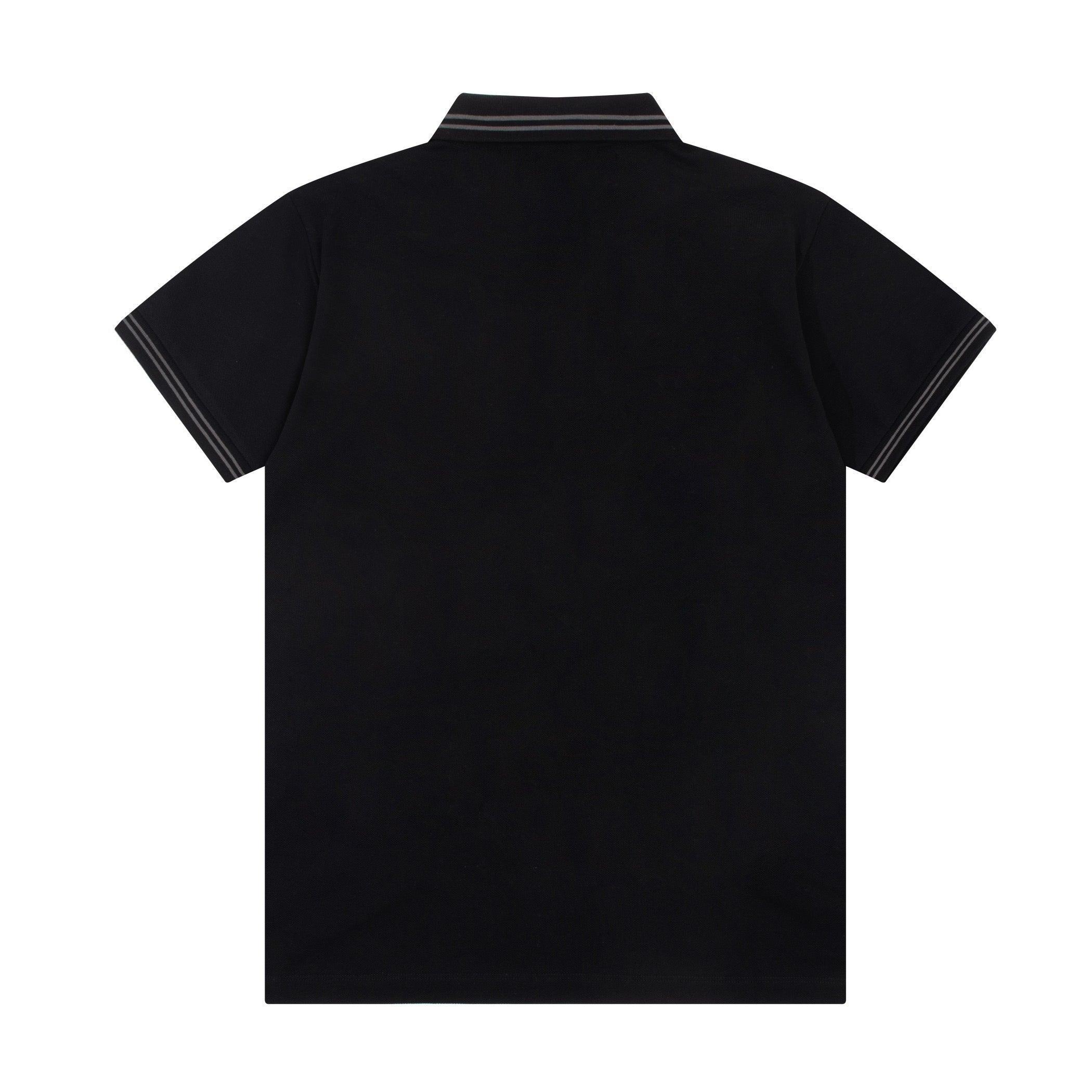 Burberry Black T-Shirt With Collar - Banlieue91