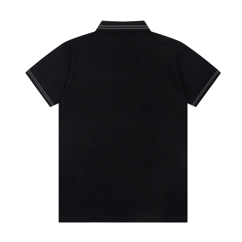 Burberry Black T-Shirt With Collar - Banlieue91
