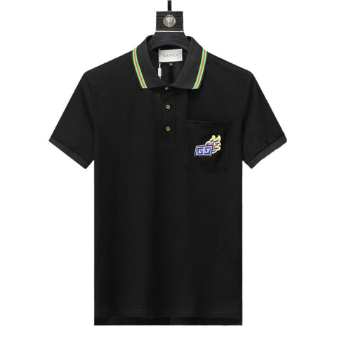 Gucci Black T-shirt with a collar - Banlieue91