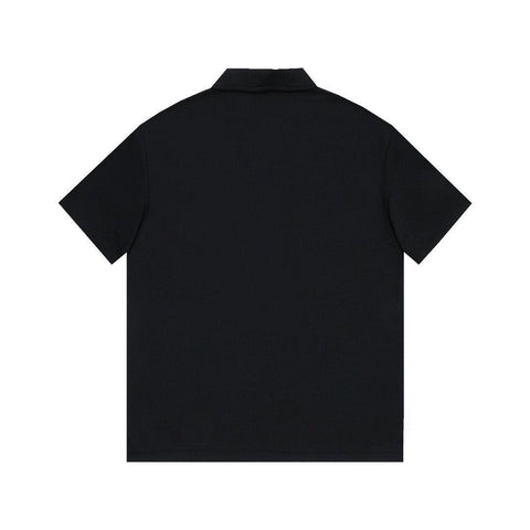 Louis Vuitton Black T-Shirt with Collar - Banlieue91
