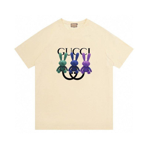 Gucci T-Shirt Without Collar 'Beige' - Banlieue91
