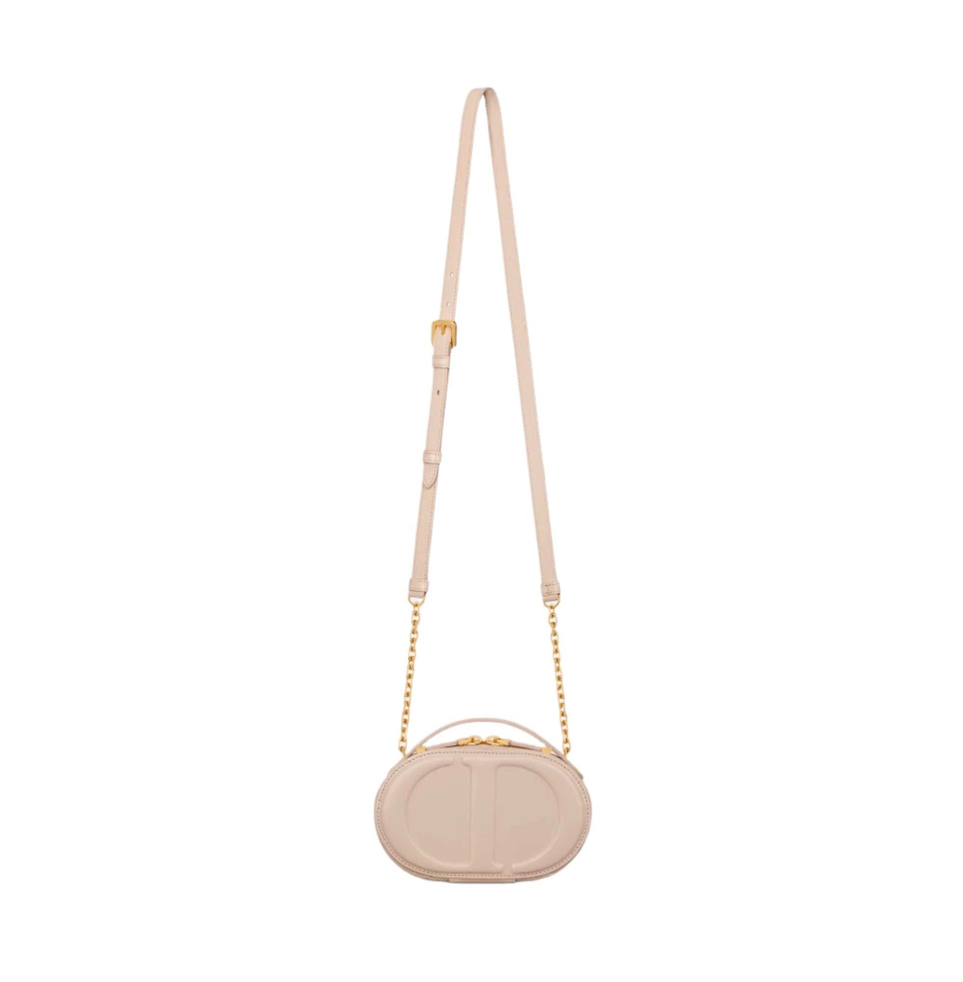 Christian Dior Signature Oval Camera Bag Calfskin with Embossed CD Signature - Banlieue91