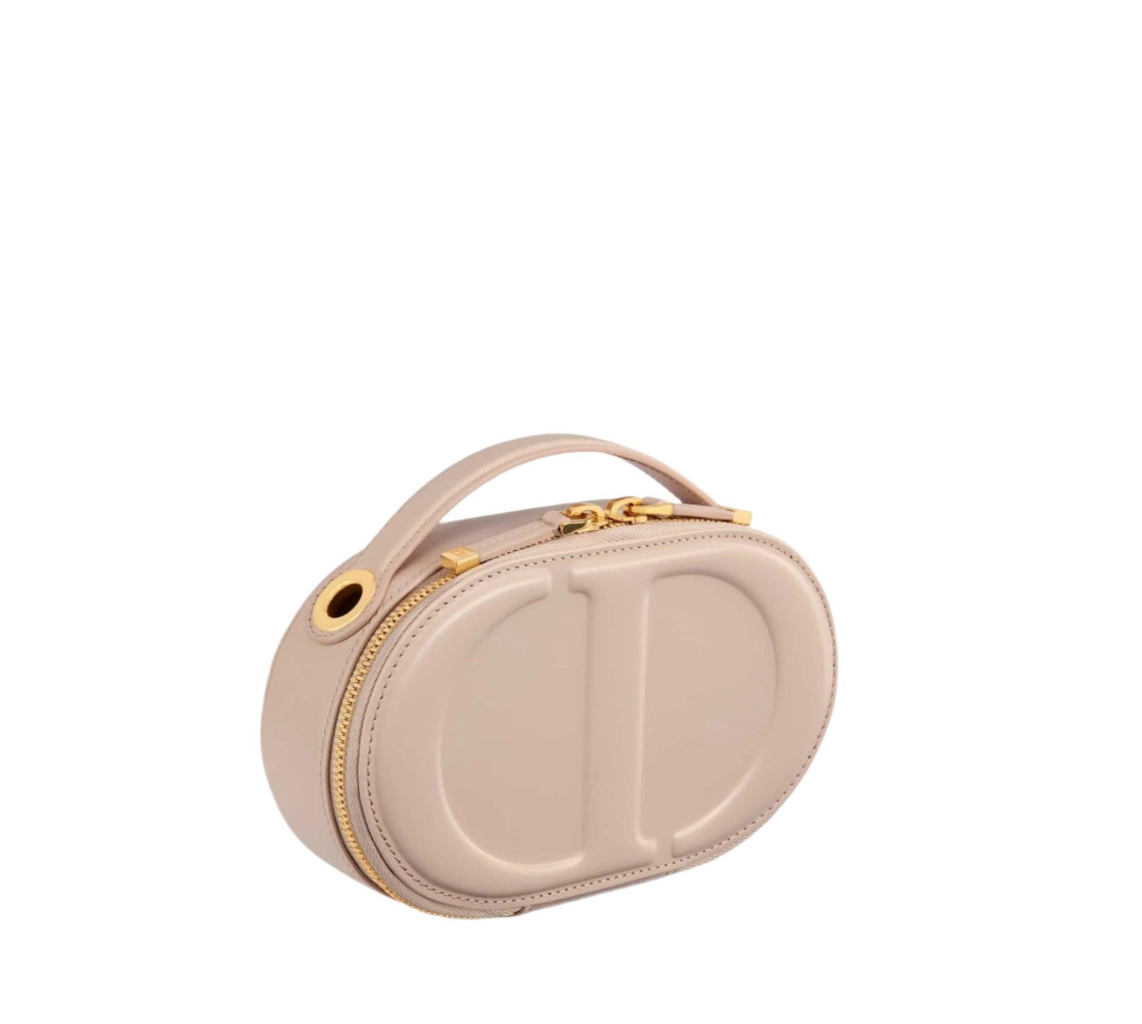 Christian Dior Signature Oval Camera Bag Calfskin with Embossed CD Signature - Banlieue91