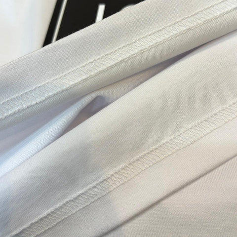 Burberry White T-Shirt Without Collar - Banlieue91