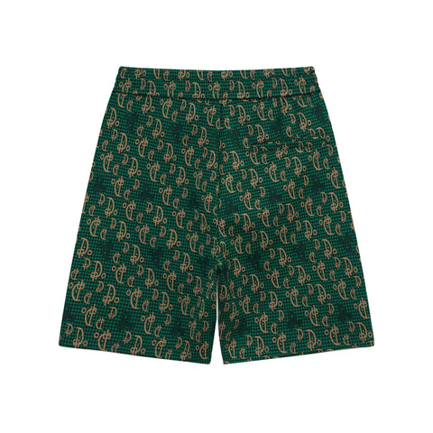 Dior Knit Basketball Shorts 'Green' - Banlieue91