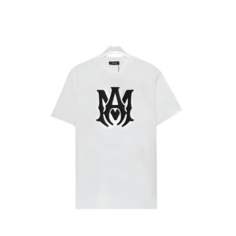 Amiri White T-Shirt Without Collar - Banlieue91