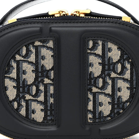 Christian Dior Signature Oval Camera Bag Calfskin with Embossed CD Signature - Banlieue91