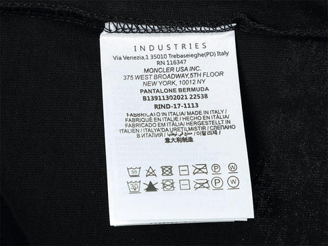 Moncler T-Shirt Without Collar 'Black' - Banlieue91