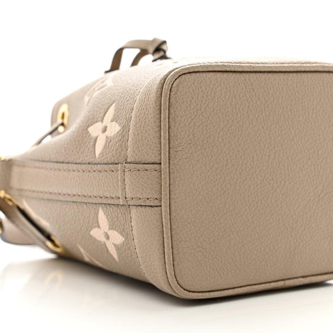 Louis Vuitton Empreinte Monogram Giant Nano Noe Tourterelle Creme - Banlieue91