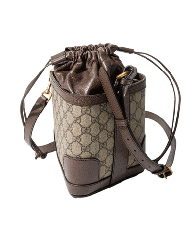 Gucci GG Supreme Canvas Bucket Bag Beige - Banlieue91