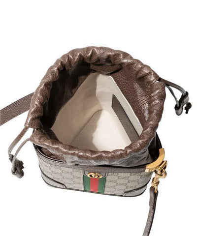 Gucci GG Supreme Canvas Bucket Bag Beige - Banlieue91