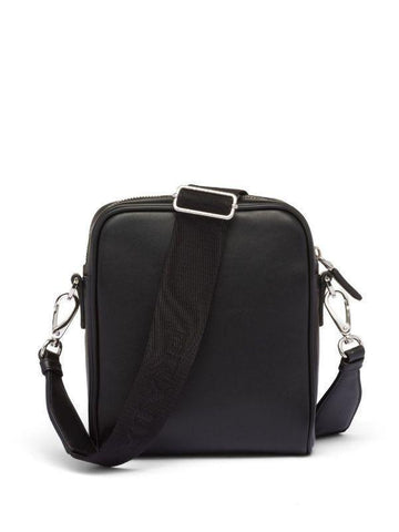 Prada Triangle Logo leather shoulder bag - Banlieue91